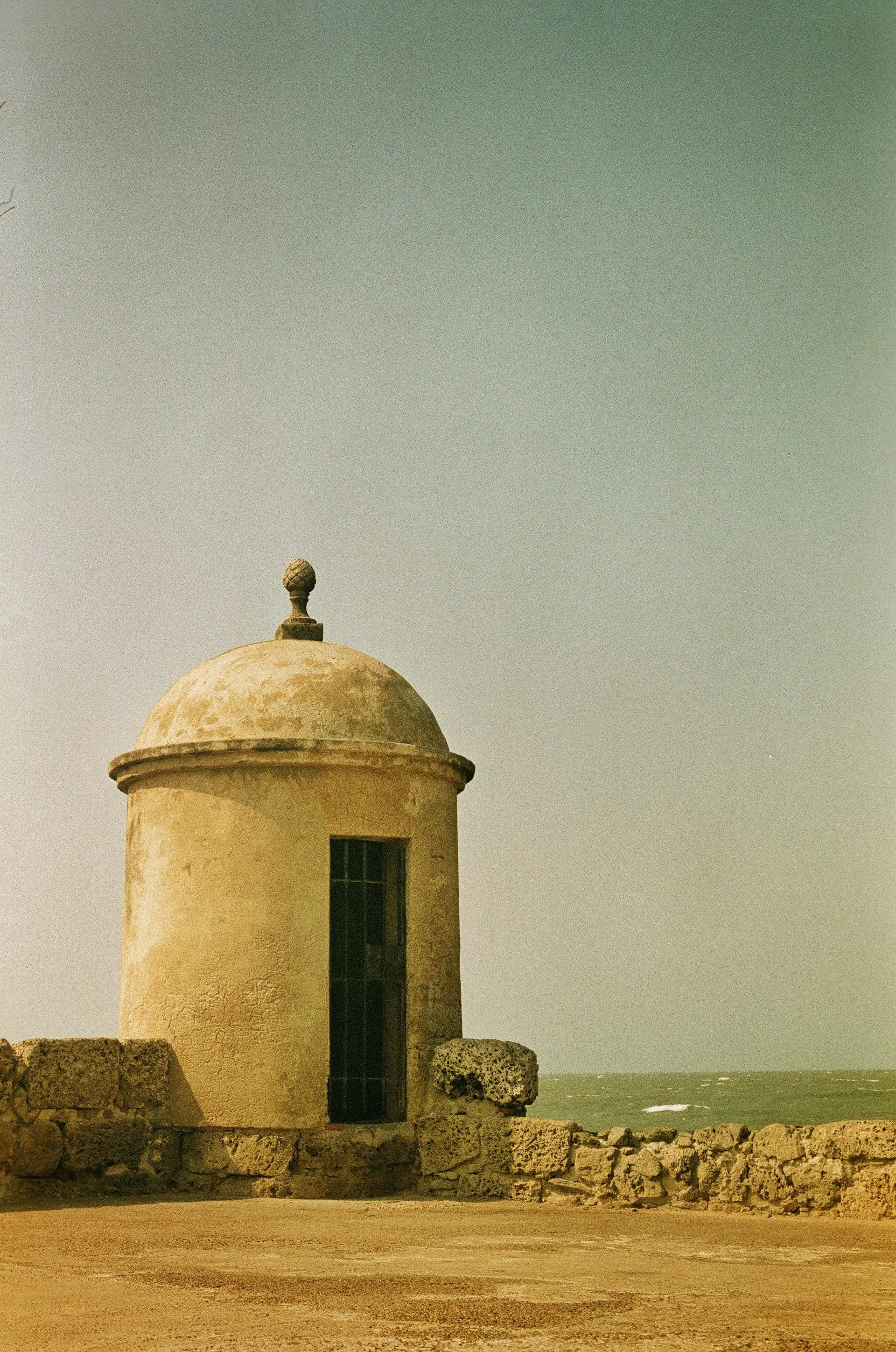 Pie de la Popa neighborhood, Cartagena — 16th-century bulwark in Cartagena de Indias, Colombia, overlooking the sea.