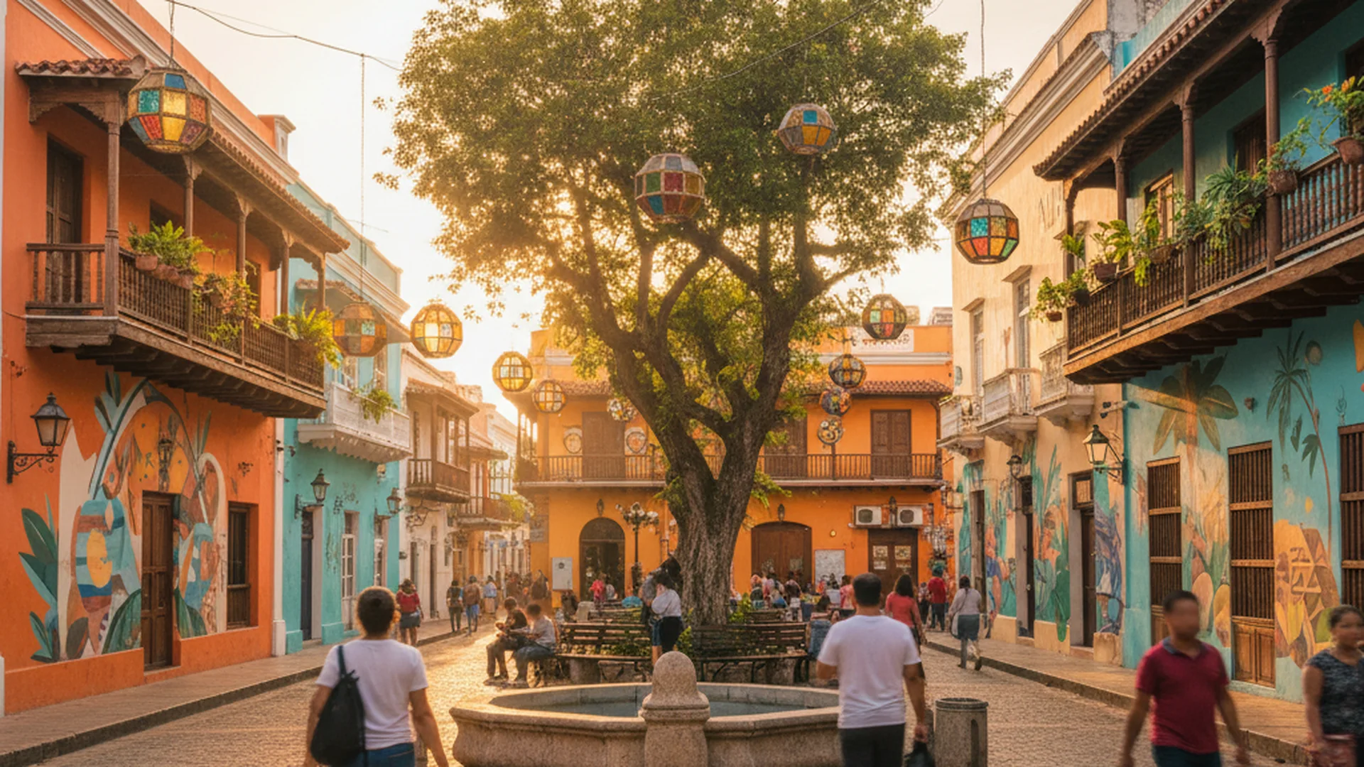 Getsemaní street, Cartagena